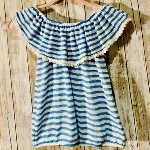 Speechless knitted girls ruffle top